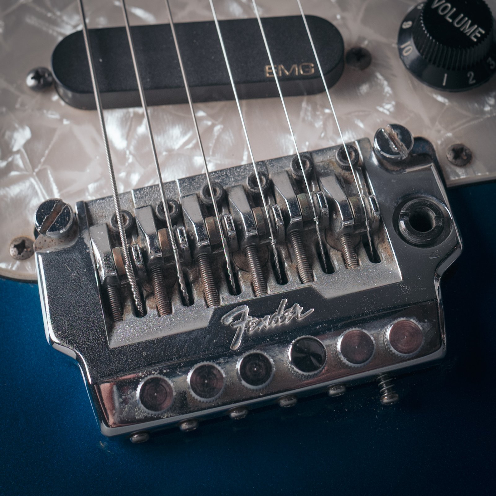 1986 Fender Contemporary Stratocaster MIJ Ocean Blue Metallic