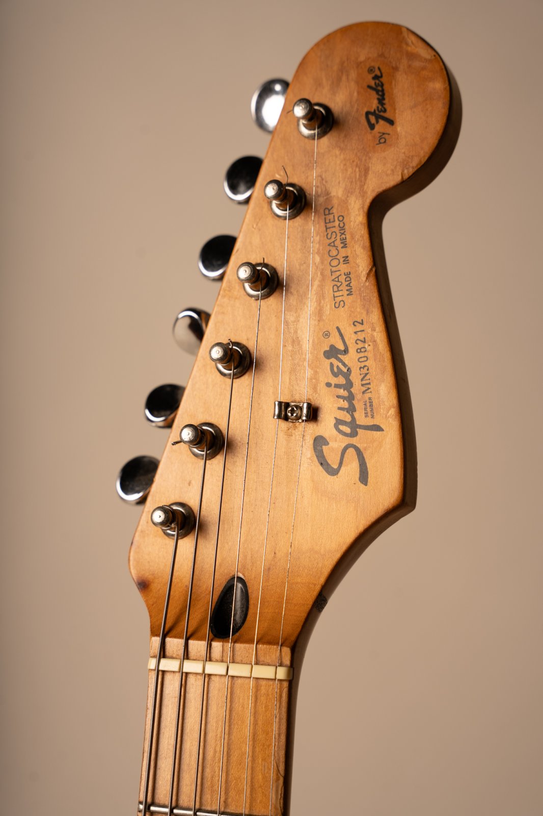 流行り の ブランド  Stratocaster Squier 1993 Black MIM Logo バッグ