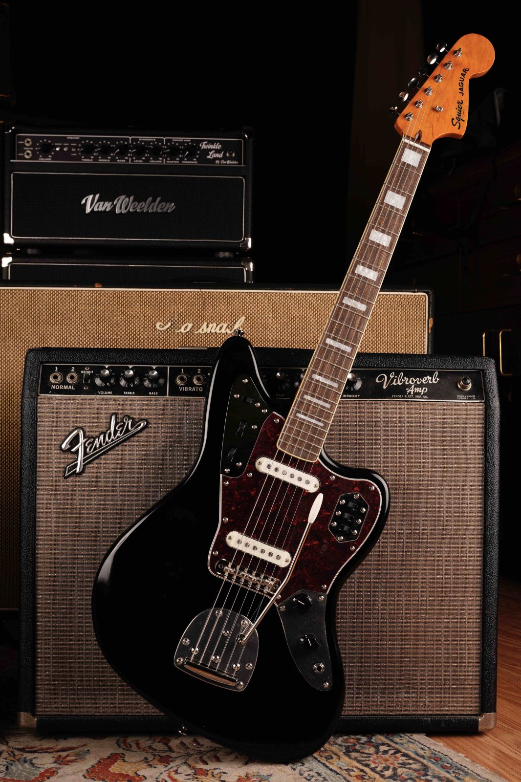 Squier Classic Vibe 70s Jaguar Black (used)