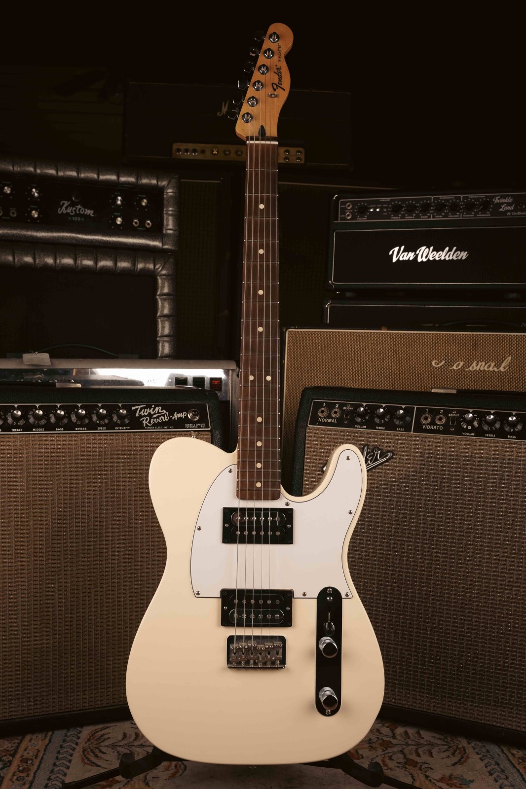 2015 Fender Standard Telecaster HH Olympic White
