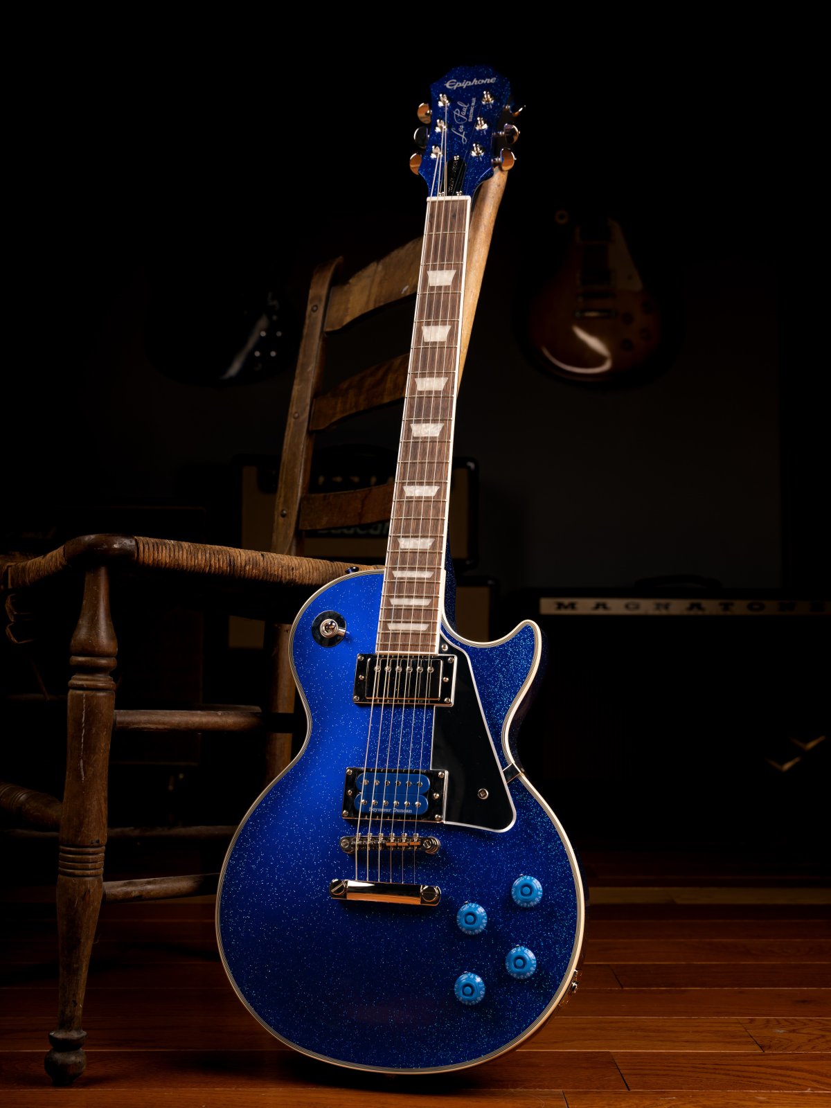 2021 Epiphone Tommy Thayer Les Paul Electric Blue