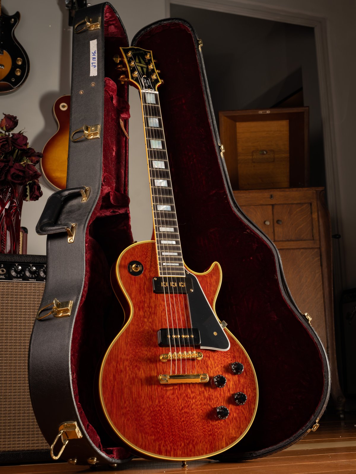 2003 Gibson Custom Shop 54 Reissue Les Paul Custom LPB-4 Faded Cherry