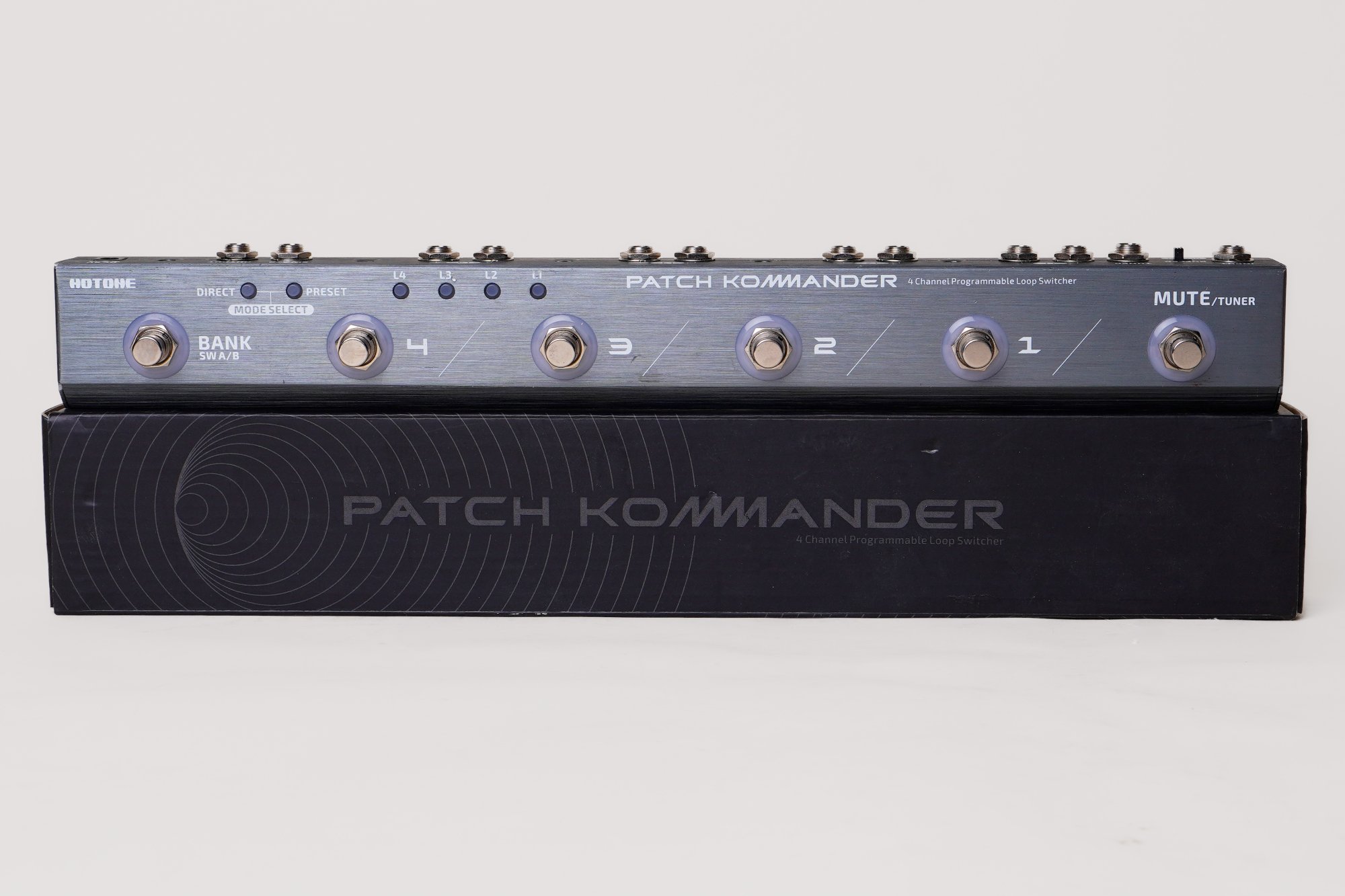 Hotone Audio Patch Kommander 4 Channel Programmable Loop Switcher