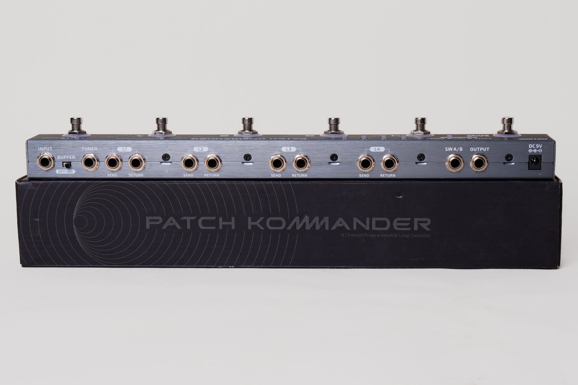 Hotone Audio Patch Kommander 4 Channel Programmable Loop Switcher