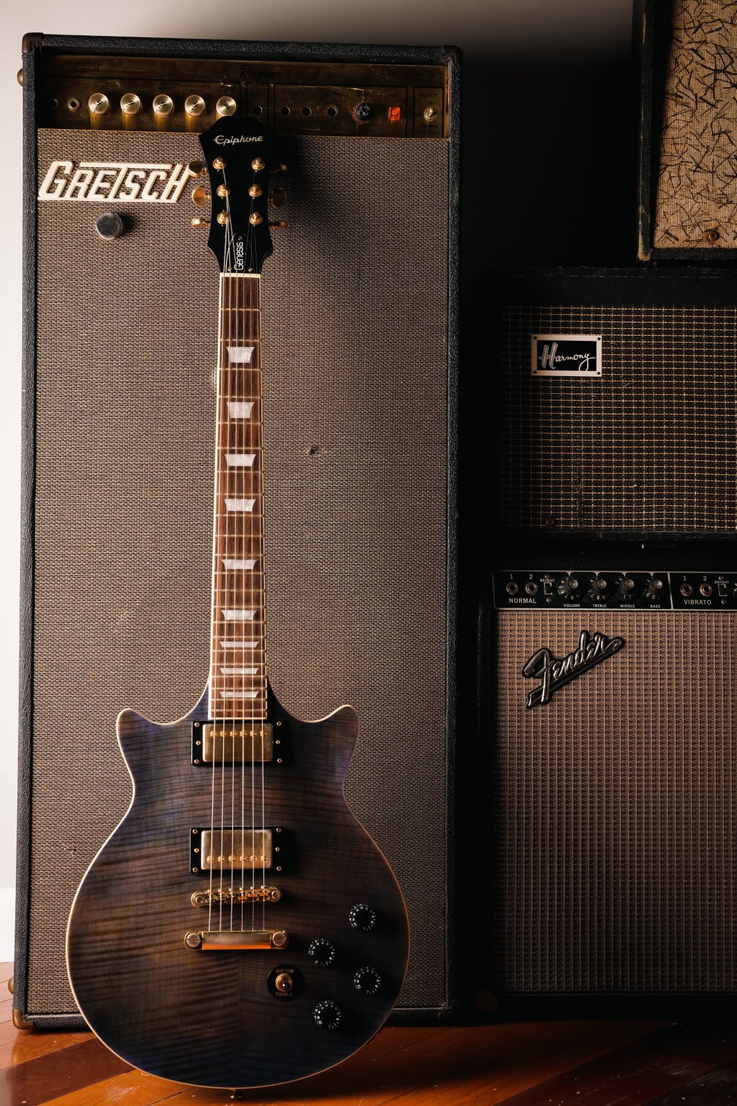 2013年製【Epiphone|Traditional PRO】WR 2013 Epiphone Genesis Deluxe Pro Limited Edition Midnight