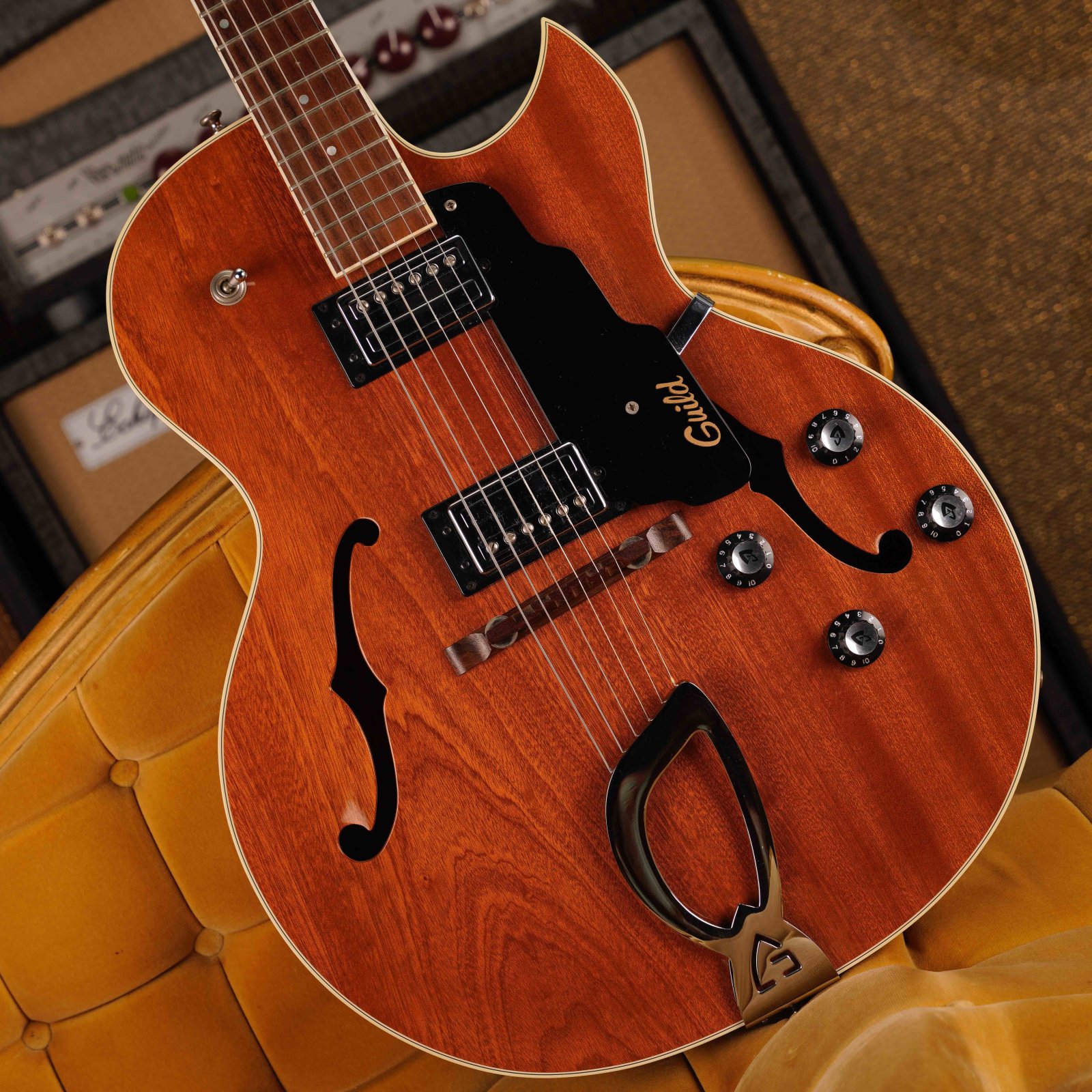 1997 Guild Starfire II Natural Mahogany