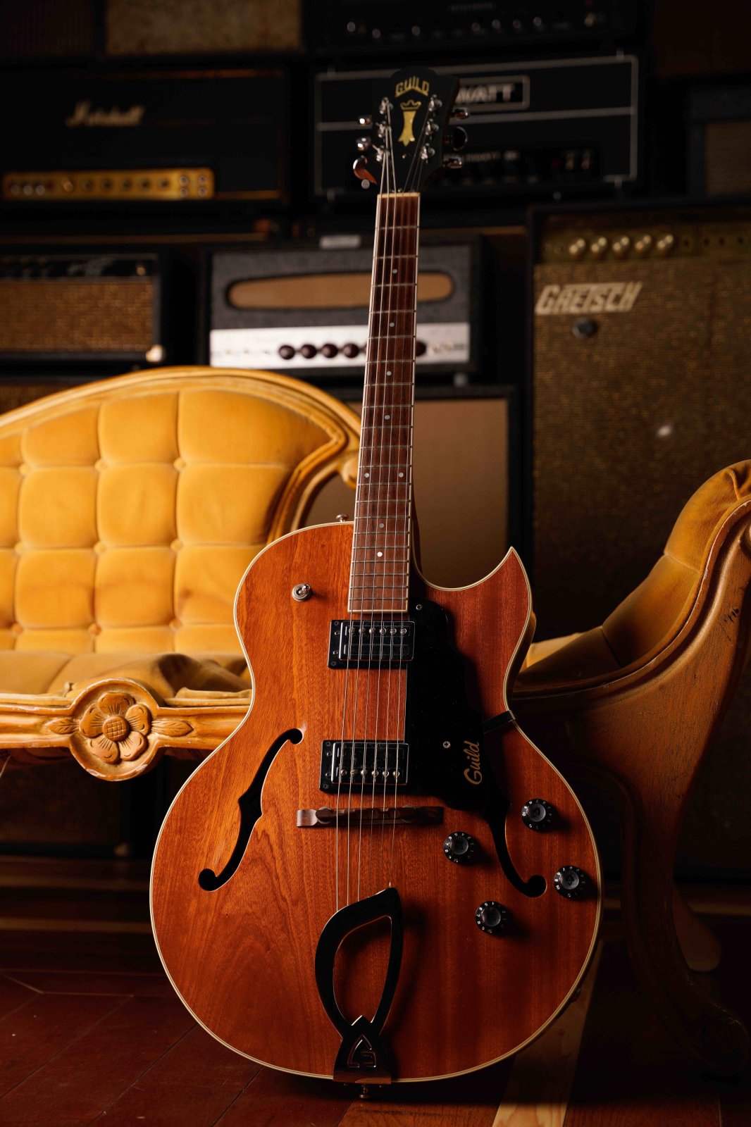 1997 Guild Starfire II Natural Mahogany