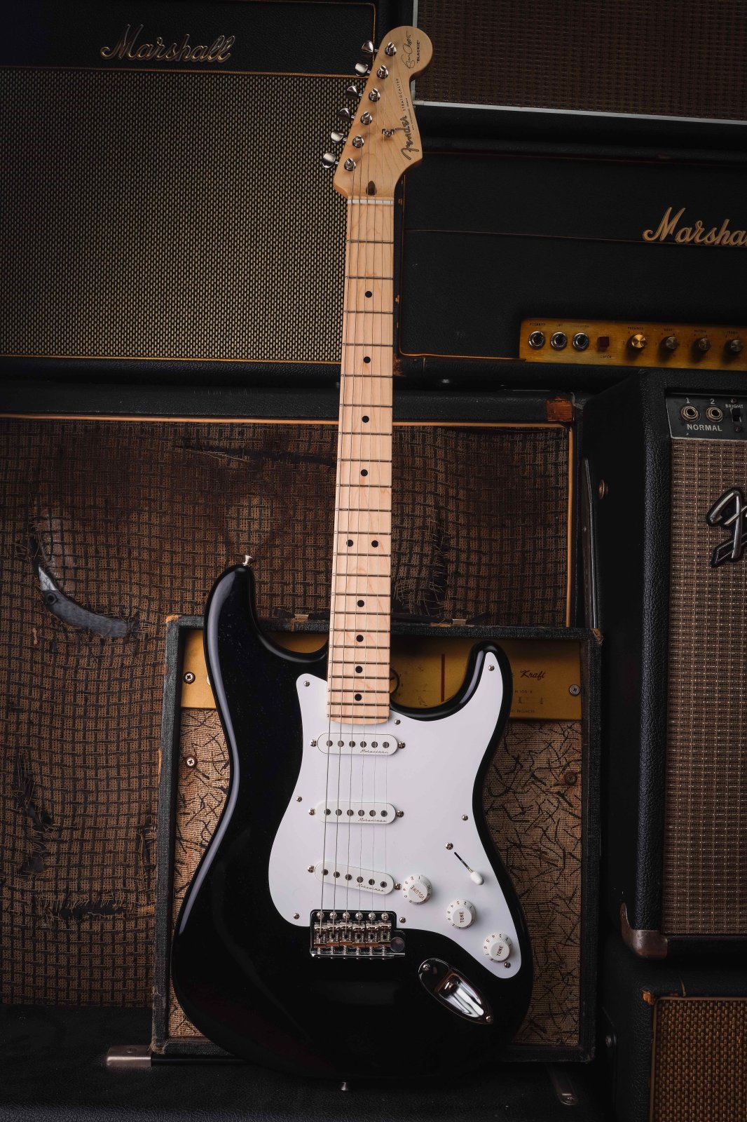 ギター Fender USA Stratocaster Blackie Electric Guitar Fender Stratocaster Blackie Eric Clapton