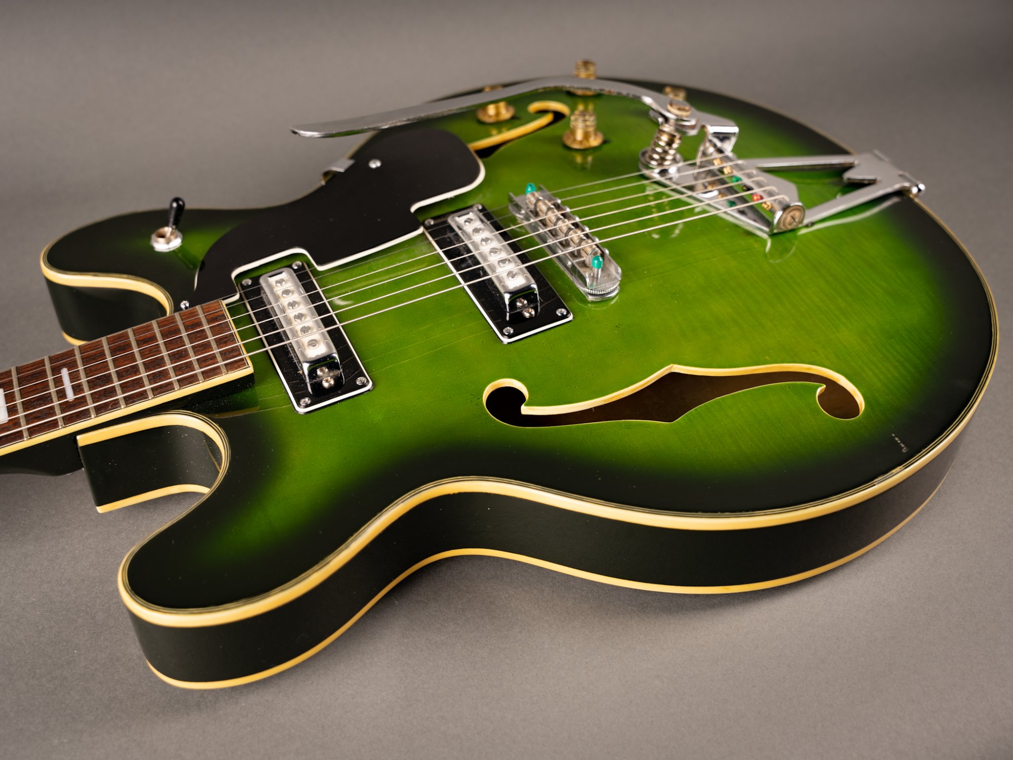 1960s Crown (Teisco) GPO Green Burst MIJ