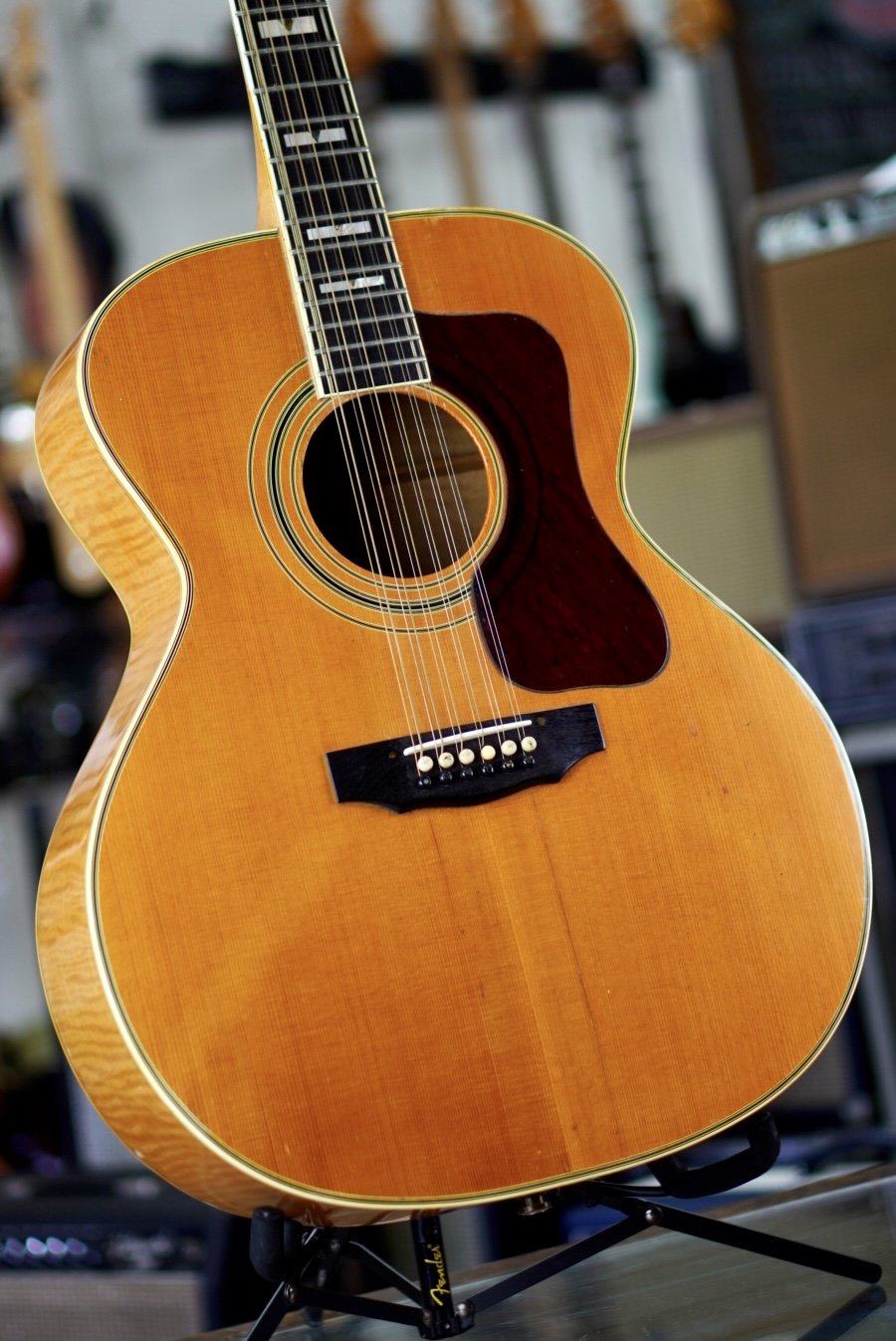 1977 Takamine F-395MS 12-String Acoustic/Electric