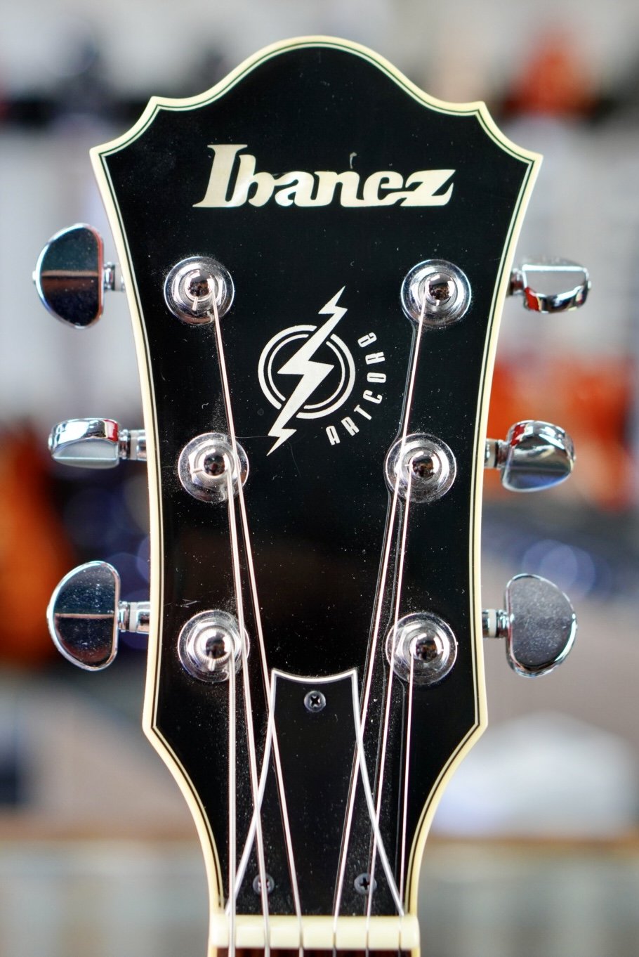 2009 Ibanez Artcore AFS75T-TRD-12-02 Transparent Red Bow Tie