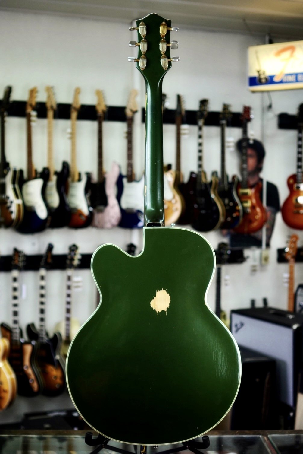 1957 Gretsch 6196 Country Club Cadillac Green