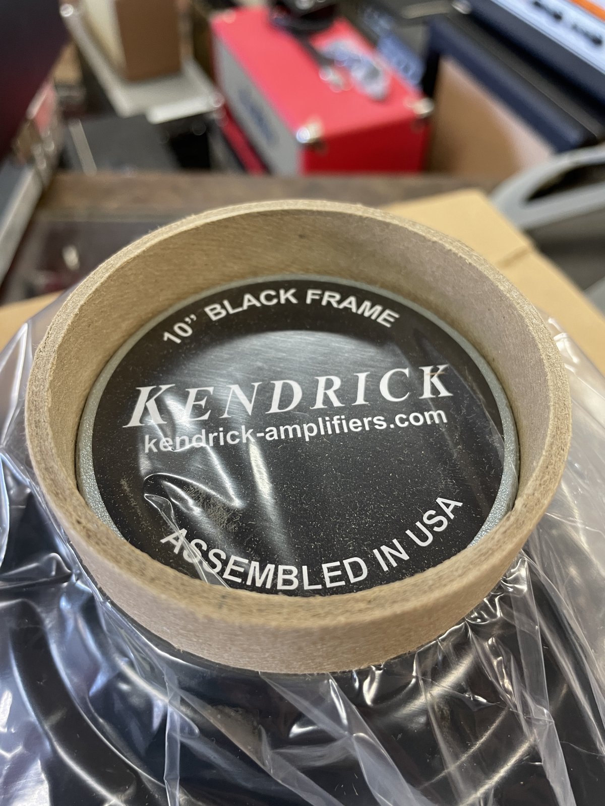 Kendrick 10 Black Frame 8 Ohm Speaker (NOS)