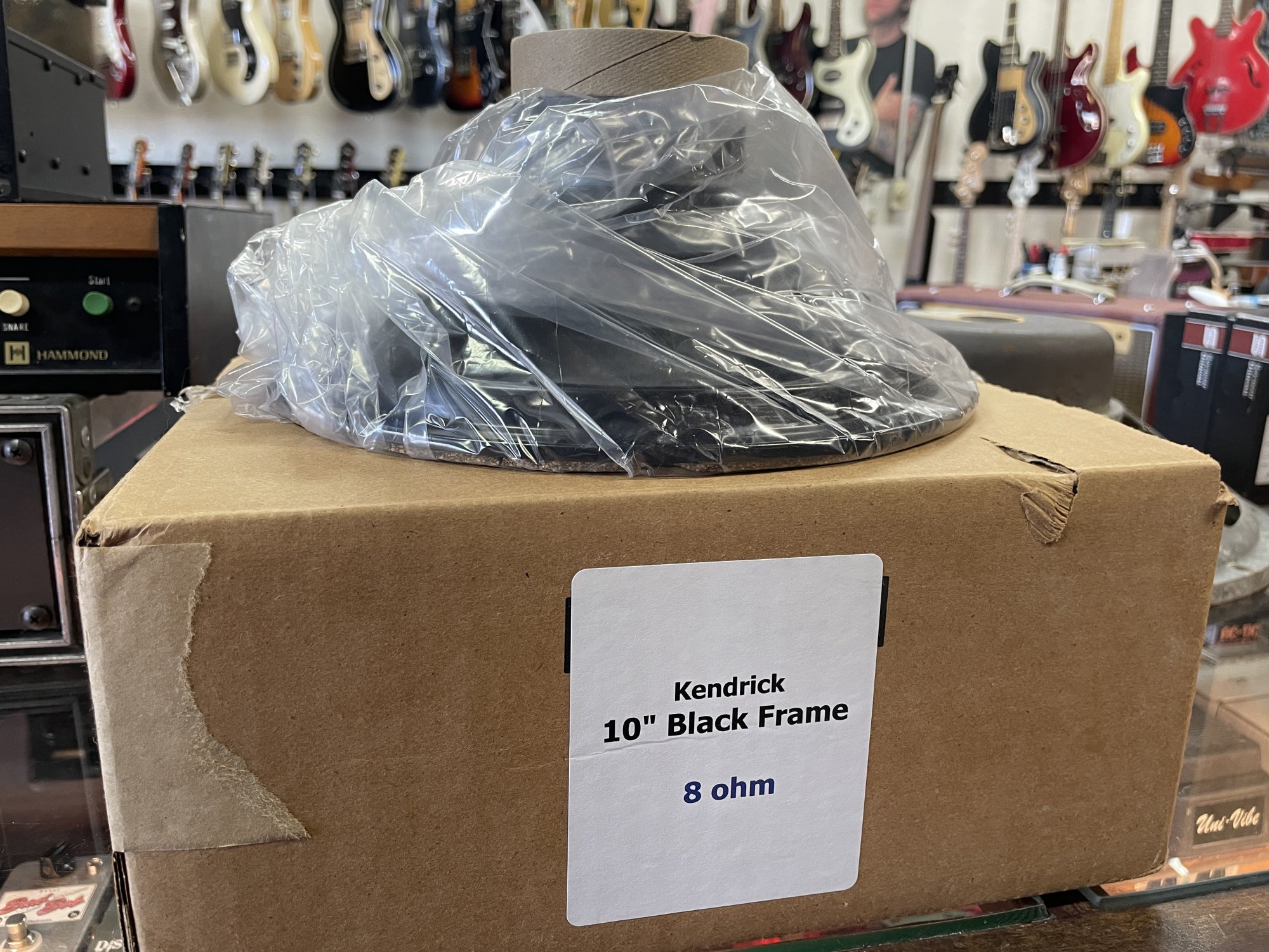 Kendrick 10 Black Frame 8 Ohm Speaker (NOS)