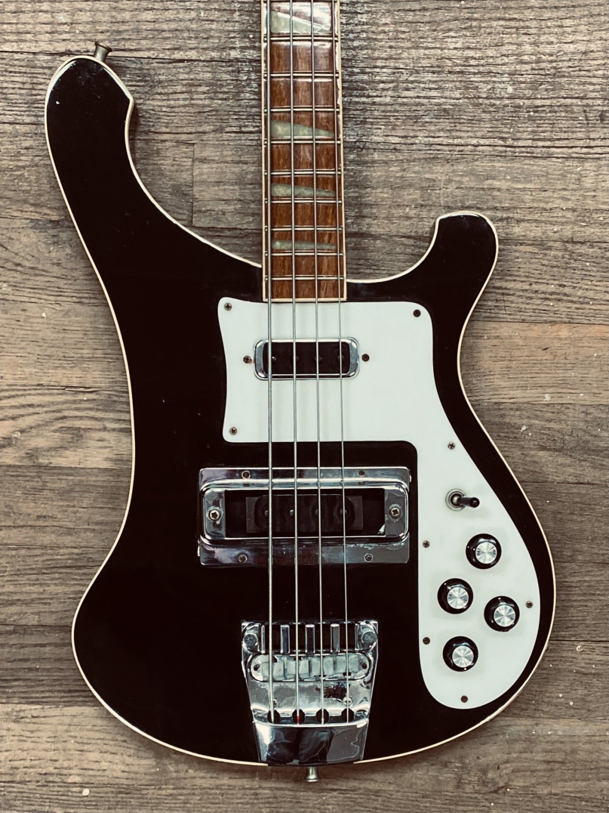 1979 Rickenbacker 4001 Bass Jetglo Black