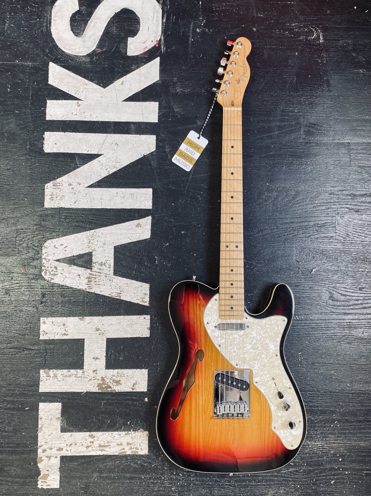 1997 Fender '90s Tele Thinline Double Bound Sunburst American