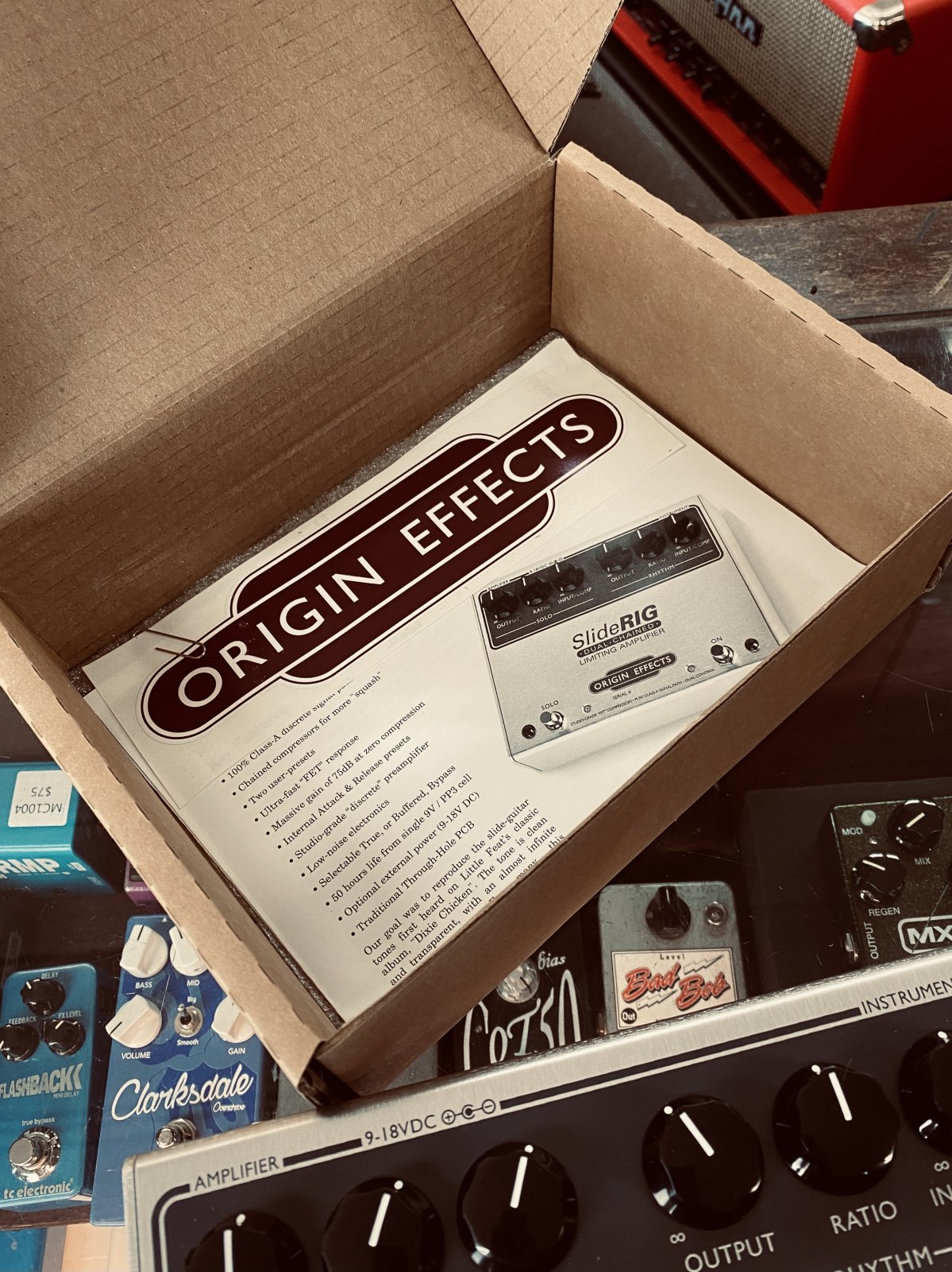 Origin Effects SlideRIG Dual Chained Limited Amplifier Large