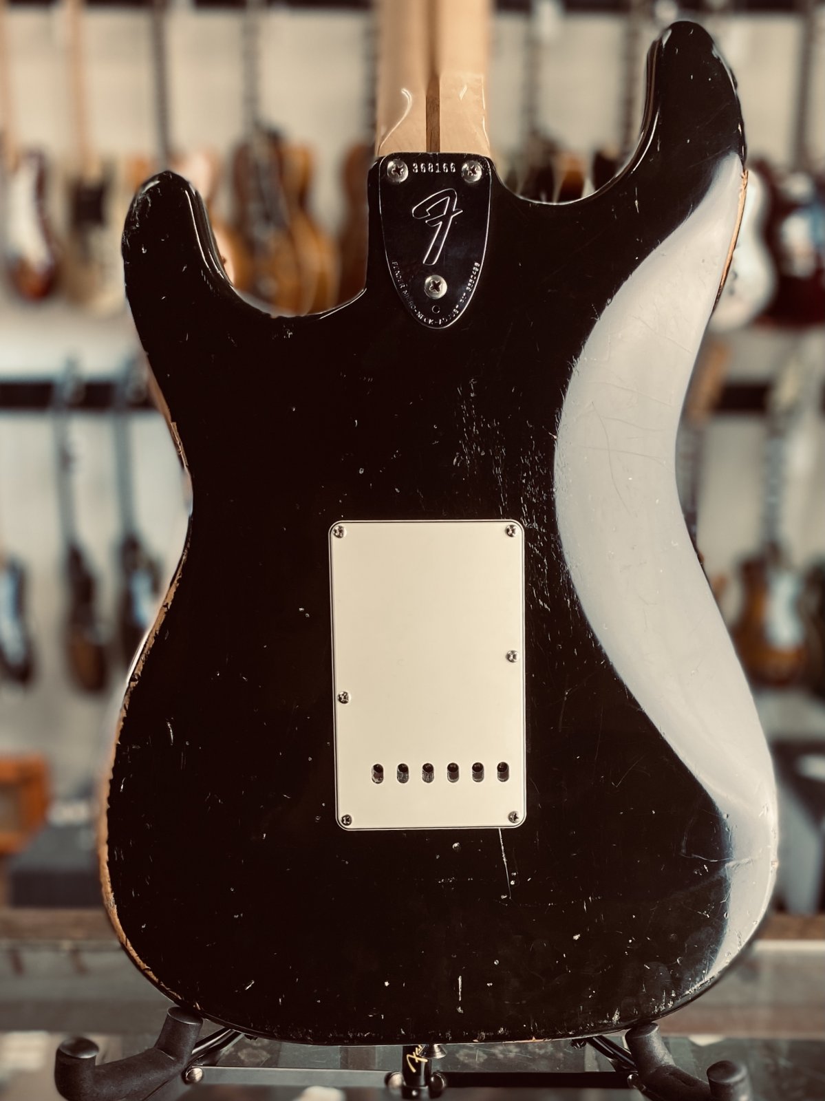 1972 Fender Stratocaster Custom Color Black w/ Original Case