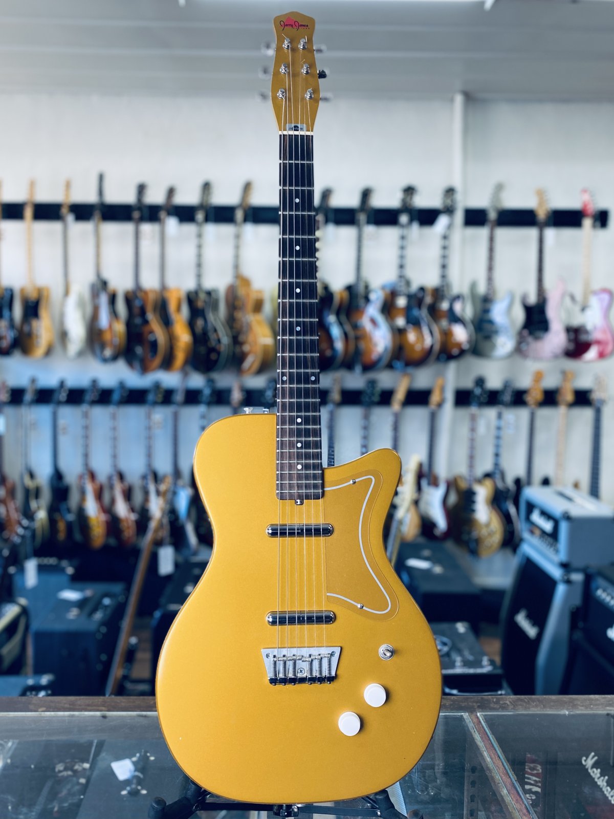1998 Jerry Jones Neptune U2 Gold Sparkle