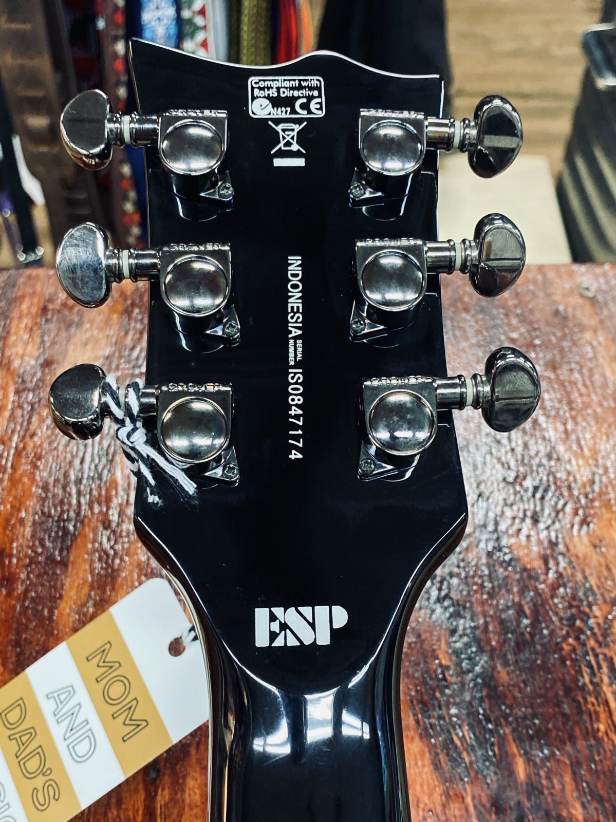 2008 ESP LTD EC-401FM Transparent Black