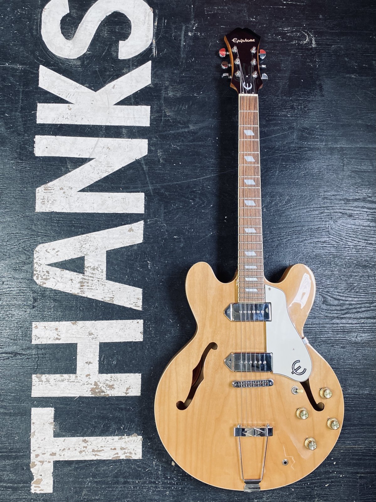 2000 Epiphone Casino NA Natural Hollowbody