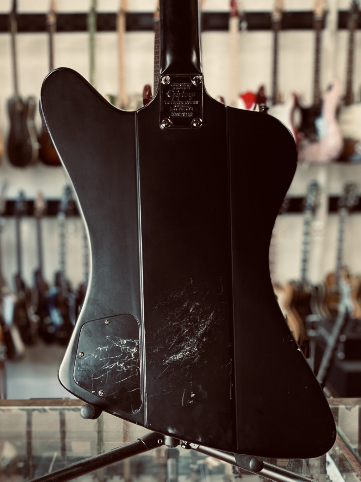 2006 Epiphone Goth Thunderbird IV Bass Black