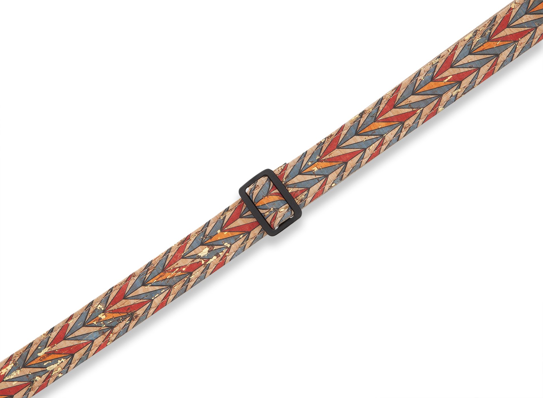 Levy's Cork Chevron Mandolin/Ukulele/Youth Guitar Strap Folk
