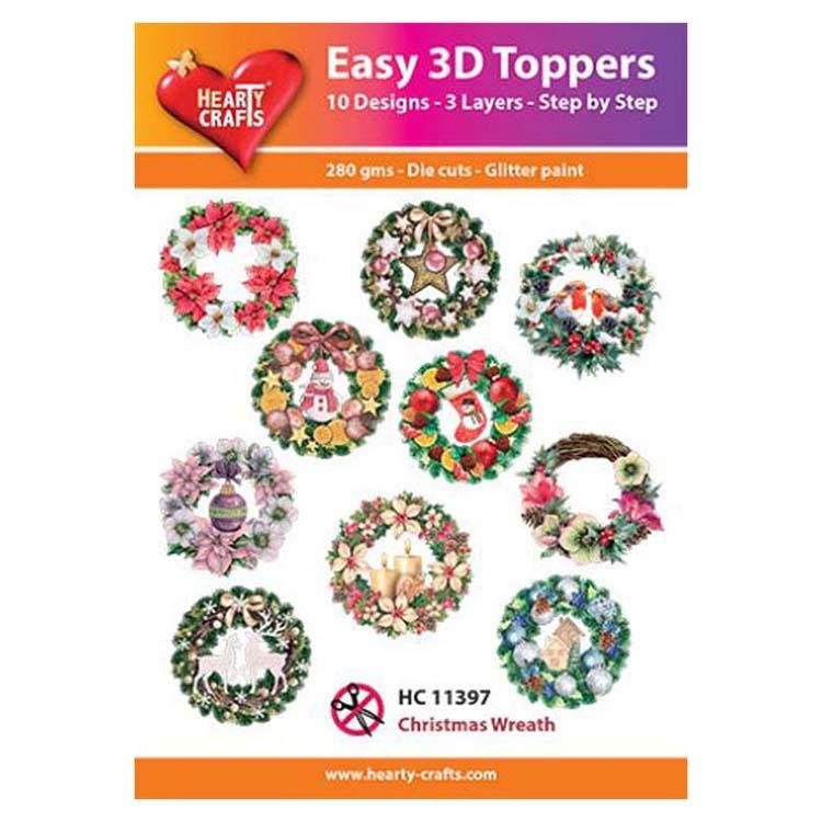thumbnail image 2 of Hearty Crafts Easy 3D Toppers - 3D-paketti Pääsiäinen 2 of 11