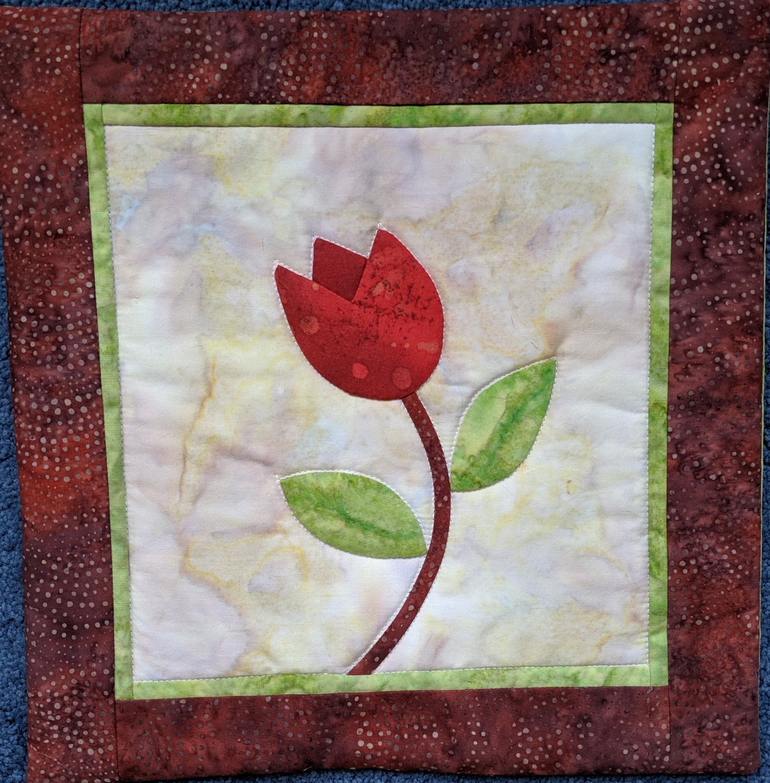Hand Applique in a Morning