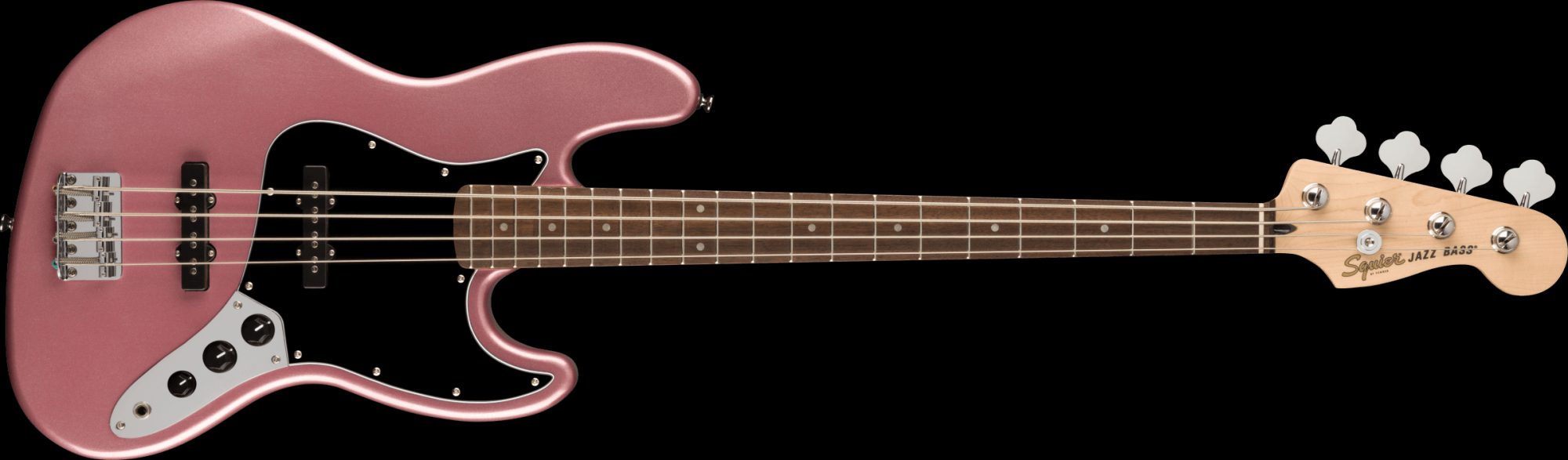 Squier Affinity Jazz Bass, Laurel Fingerboard, Burgundy Mist