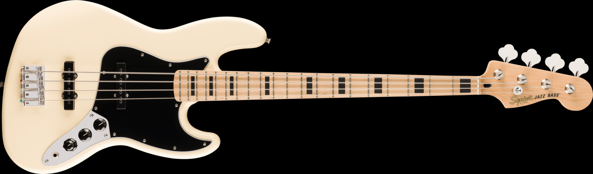 Squier Affinity Active Jazz Bass, Olympic White - 885978136513