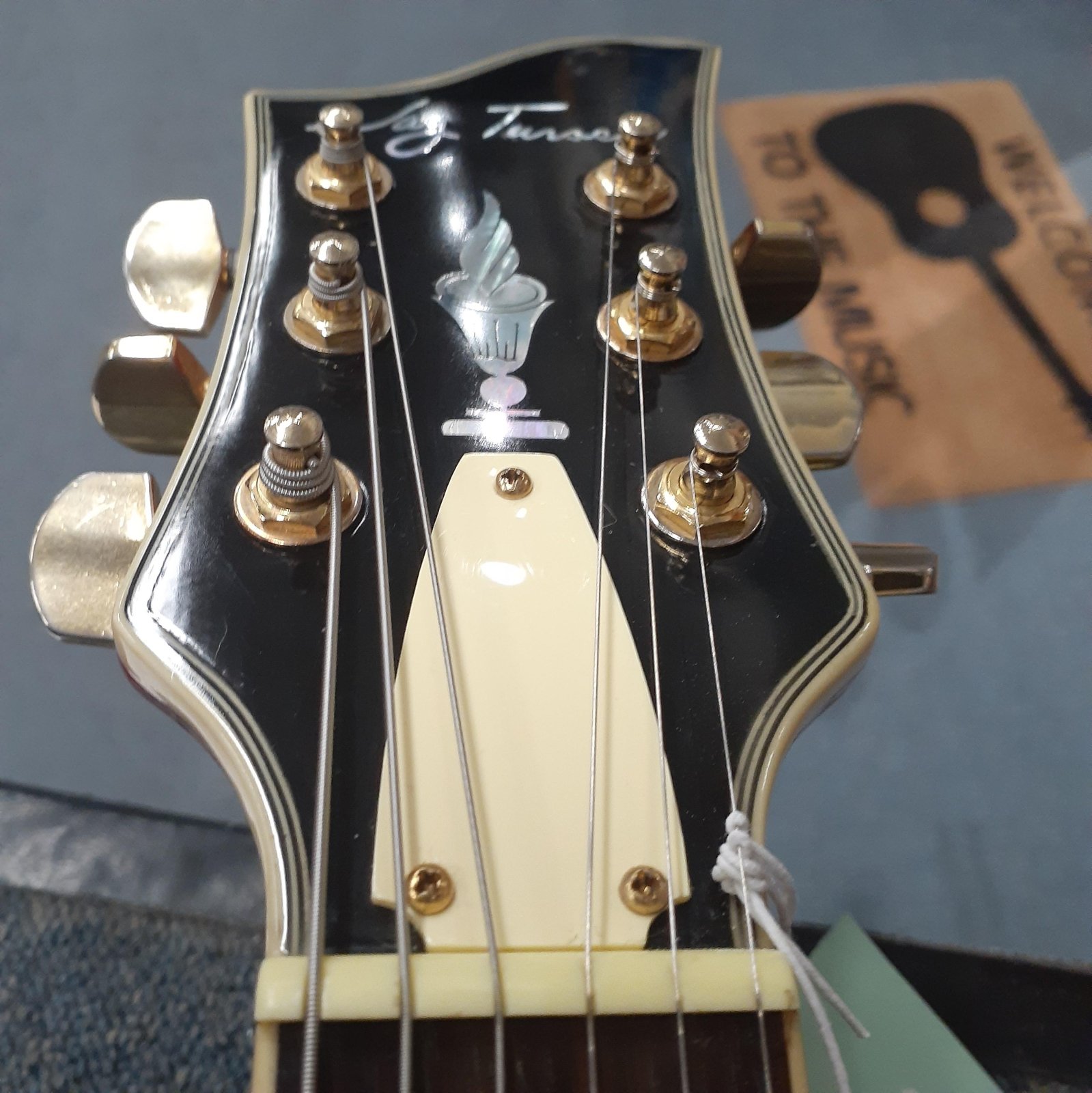 Jay Turser Semi Hollow Double Cutaway Sunburst Finish - USED