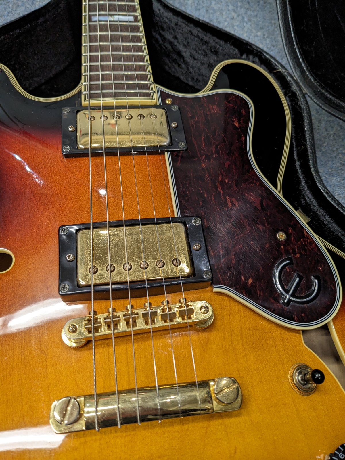 1997 Epiphone Sheraton II, Vintage Sunburst - USED