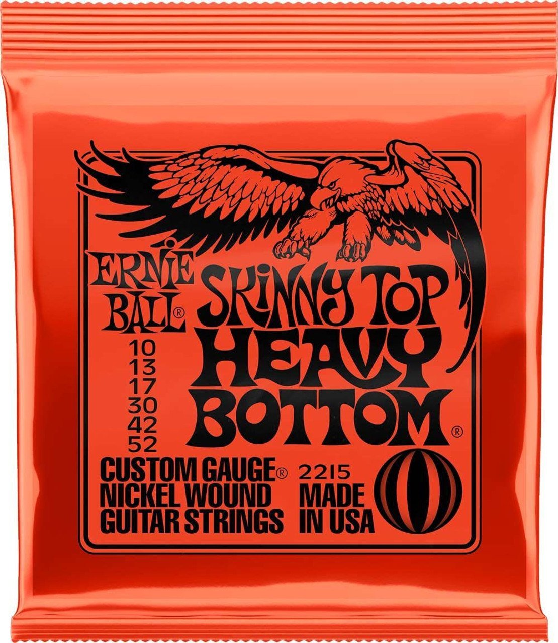 Ernie Ball Skinny Top Heavy Bottom Nickel Wound Guitar Strings 2215