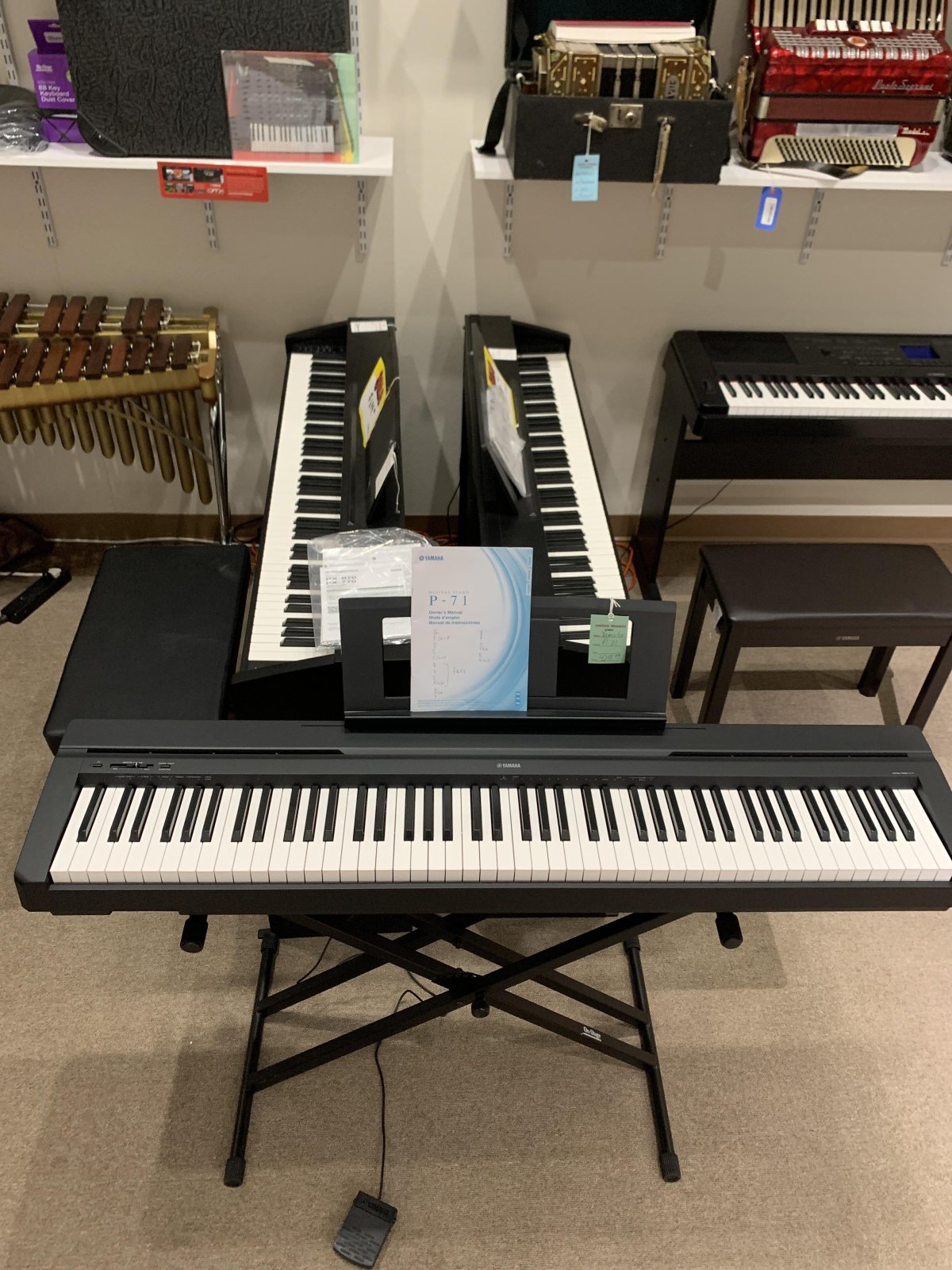 Yamaha P71 88key keyboard USED