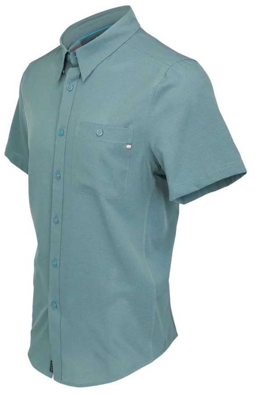AVID-Cabo Performance Fishing Shirt-SLATE