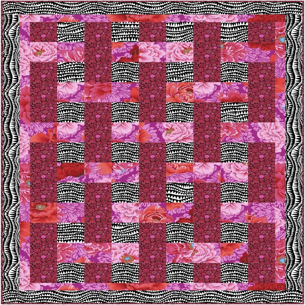 Dream Weaver Quilt Kit By Donna Robertson, Fabric Cafe Featuring Kaffe