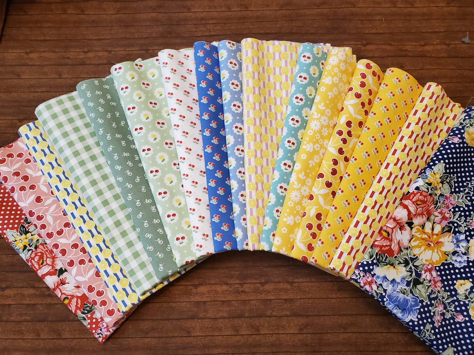 Cherry Lemonade by Jason Yenter for In the Beginning Fabrics 16 Piece