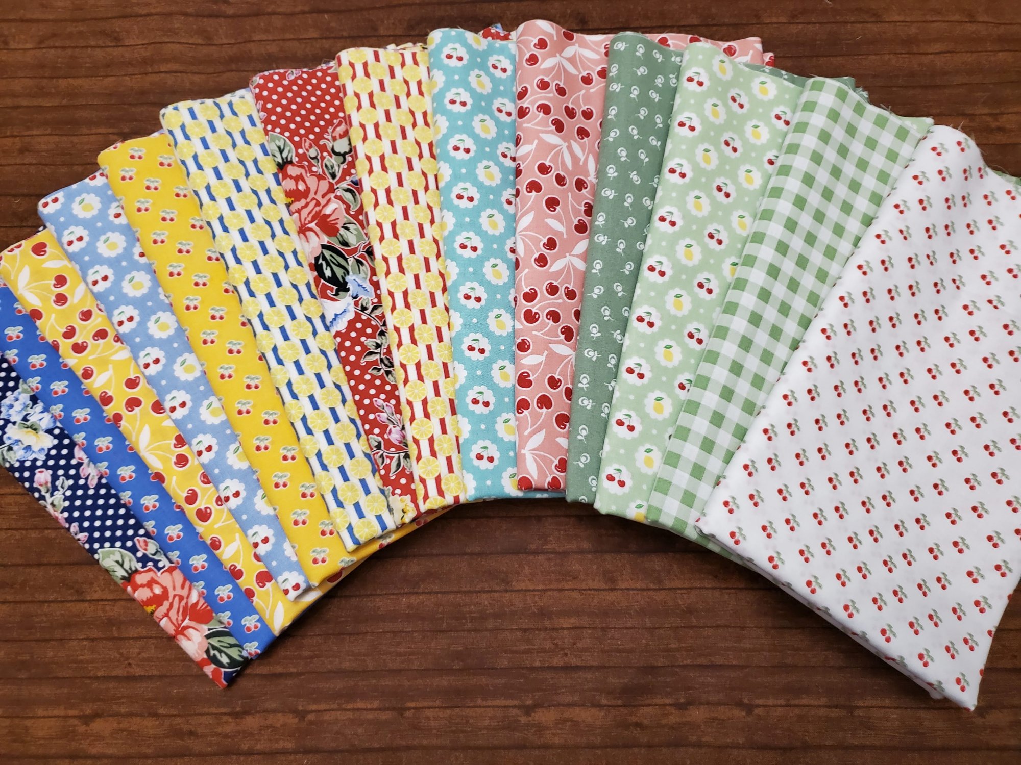Cherry Lemonade by Jason Yenter for In the Beginning Fabrics 14 Piece