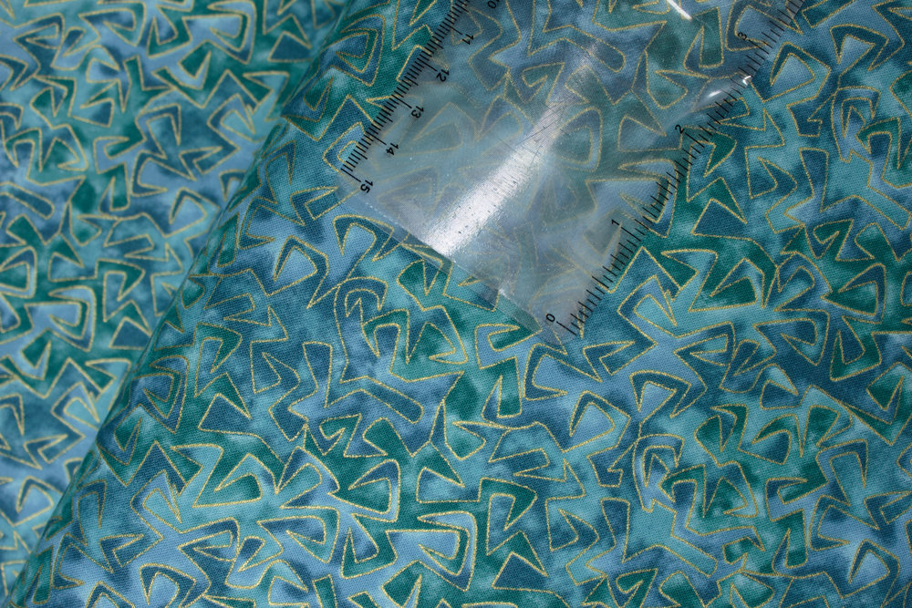CAT I TUDE Triangular Motion In Teal By Ann Lauer For Benartex CAT I TUDE Triangular Motion In Teal By Ann Lauer For Benartex