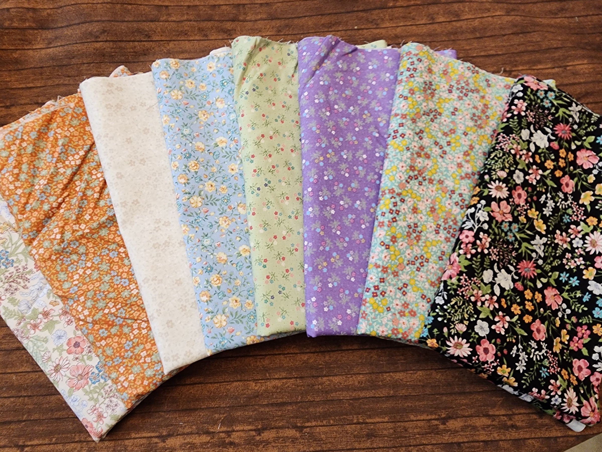 Collectible Calicos by Laura Berringer for Marcus - 8 piece half yard ...