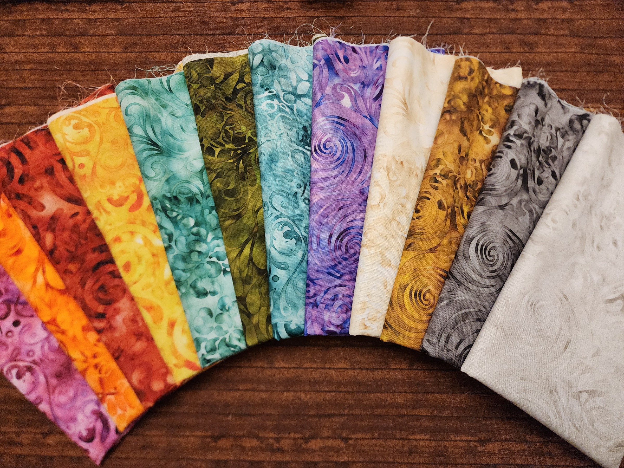 Effervescence by Dan Morris for Quilting Treasures- 12 Piece Half Yard ...