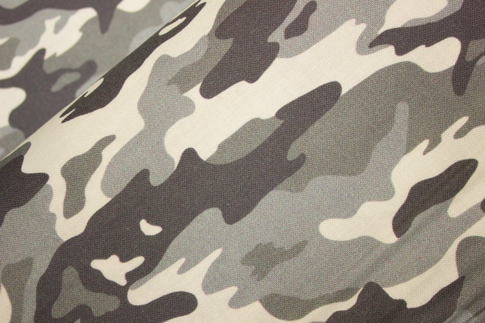 Gray Basic Camo: Crazy for Camo by Northcott - 778148283479