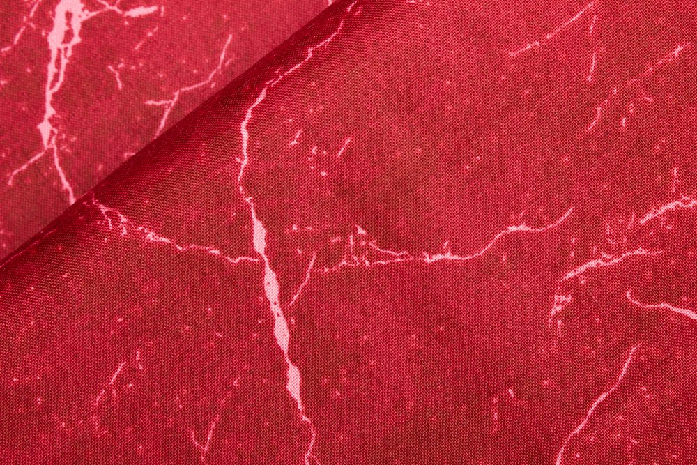 SPECIALTY FABRICS: Mr. Lincoln Red Marble Blender: Pietra by