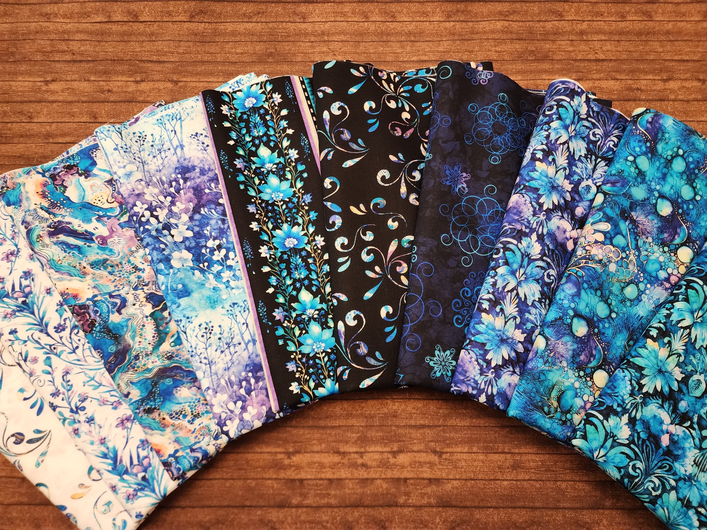 Fantasia by Dan Morris for Quilting Treasures  - 10 Piece Half Yard Bundle Pack 