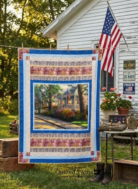 Homecoming Quilt Kit with Pattern by Becky Tillman Petersen - Fabulous QOV kit with a female emphasis