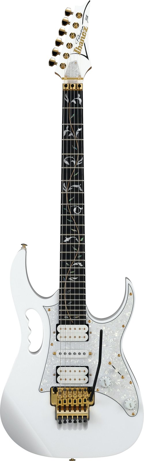 IBANEZ JEM7VP WH JEM Premium STEVE VAI 6 STRING WITH GIG BAG WHITE