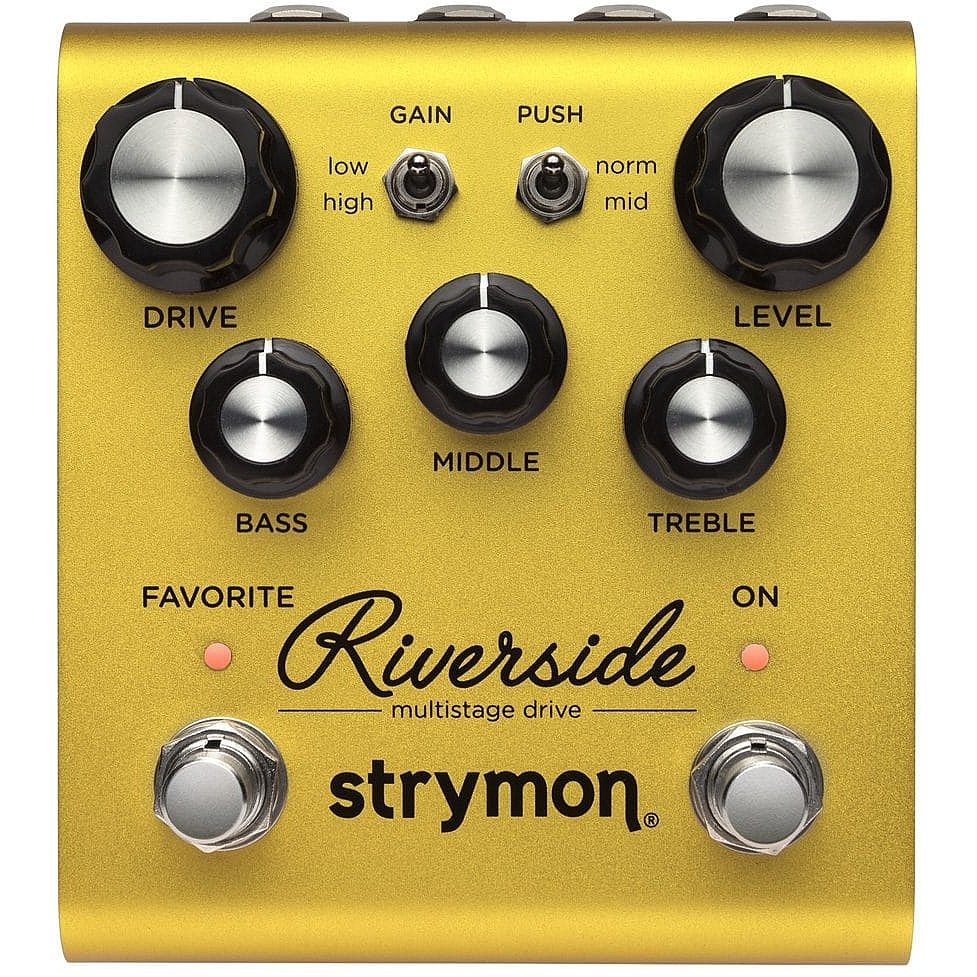 Strymon Riverside - Multistage Drive Clean Overdrive to Colossal Distortion Pedal Z12A-RIVR