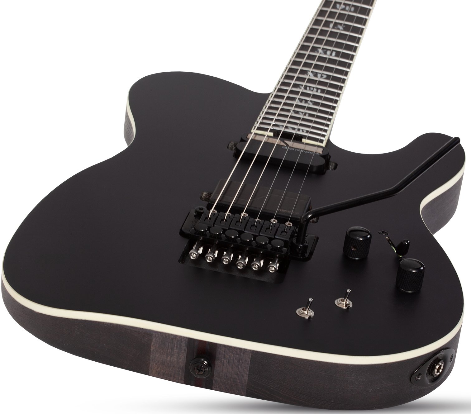 Schecter Pt 6 Fr S SLS ELITE Evil Twin w/ Sustainiac and Floyd