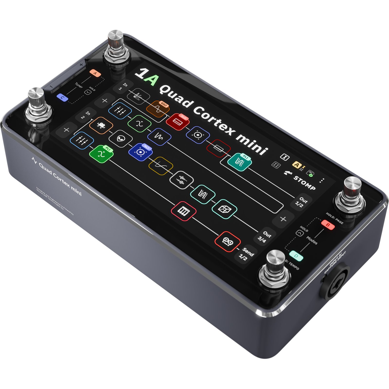 Neural DSP Quad Cortex Mini Ultra Powerful Ultra Compact Amplifier Pedal and Effects Processor